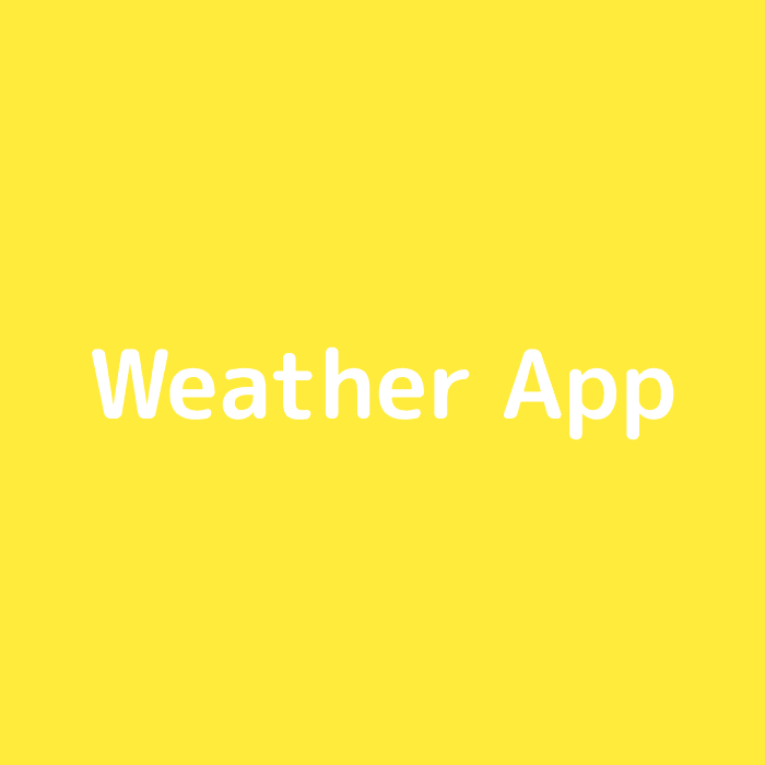Weather Program
